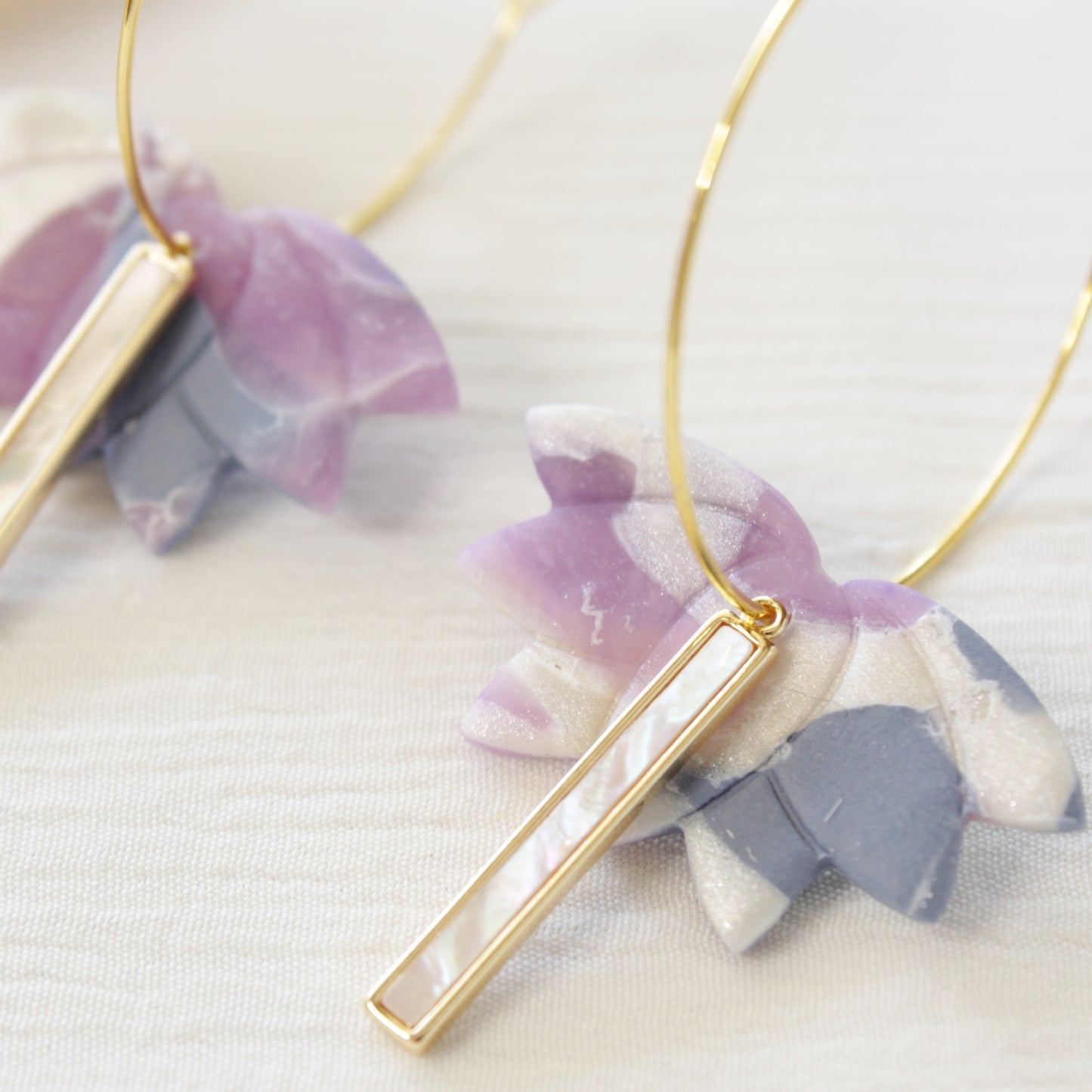 Mystical Lotus Hoops