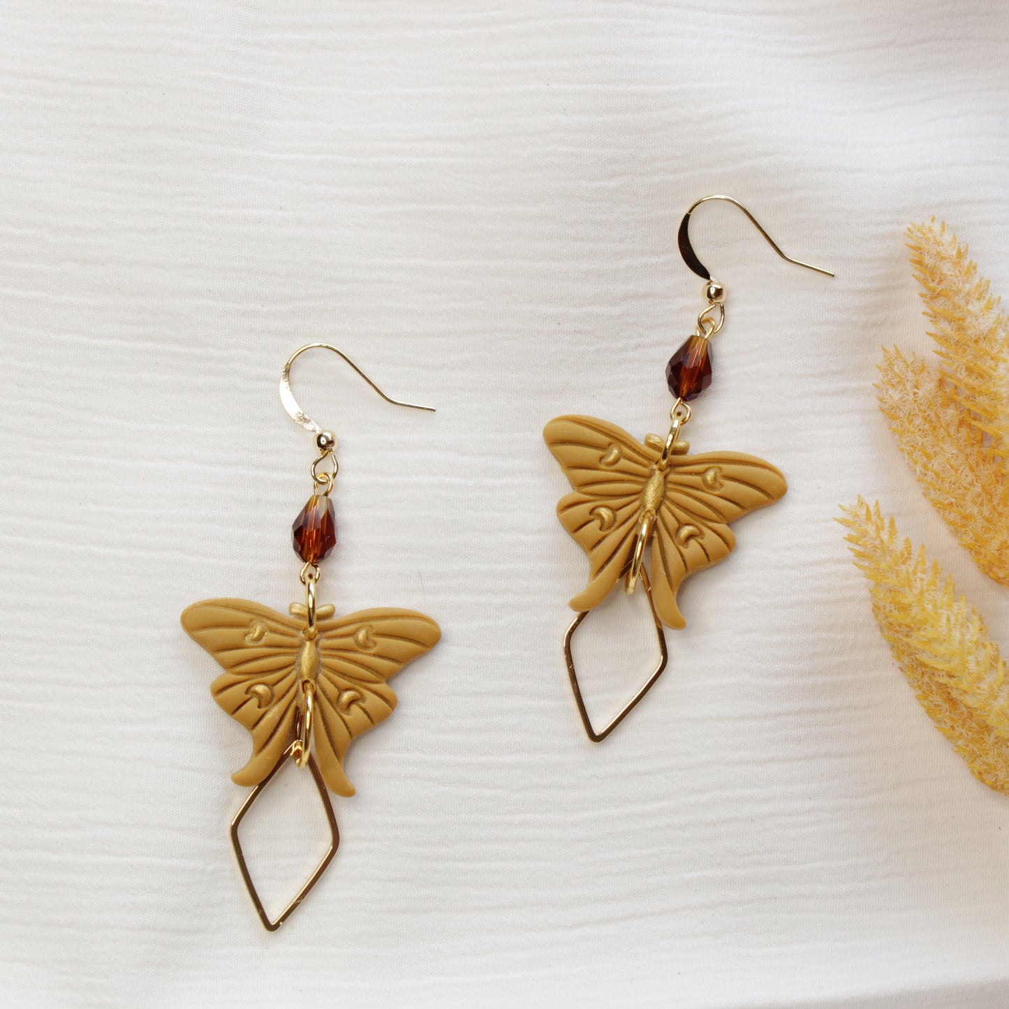 Mini Luna Moths - Mustard