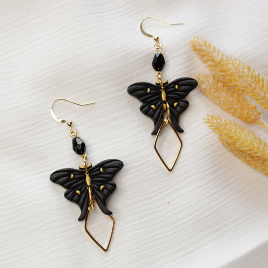 Mini Luna Moths - Black
