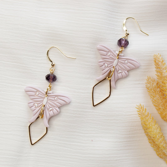Mini Luna Moths - Pastel Lilac